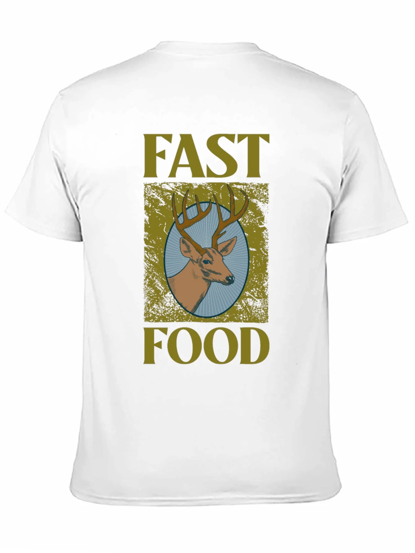 Fast Food Deer Graphic Tee - Unisex