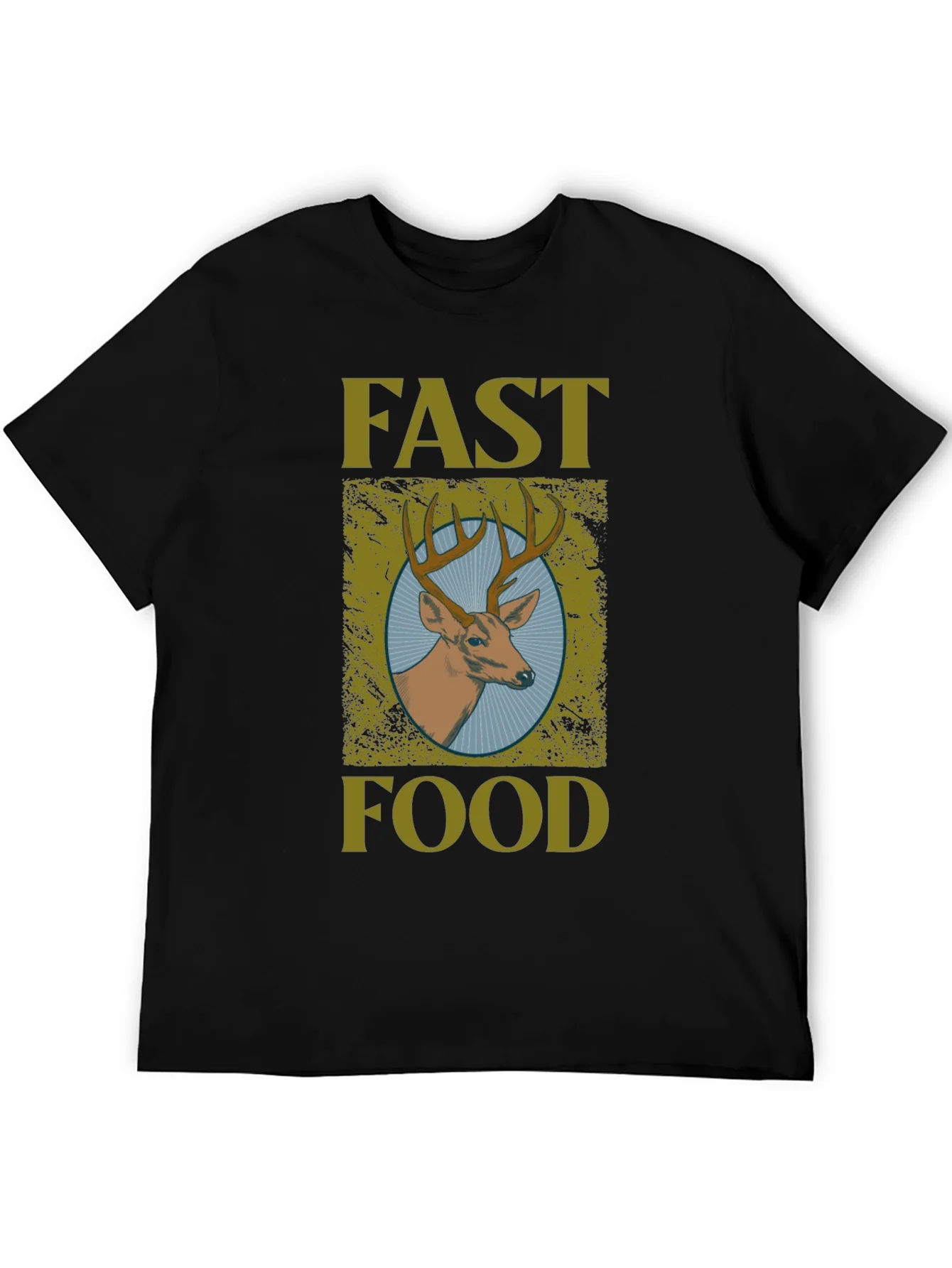 Fast Food Deer Graphic Tee - Unisex