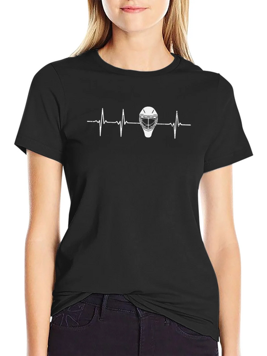 Hockey Goalie Heartbeat T-Shirt