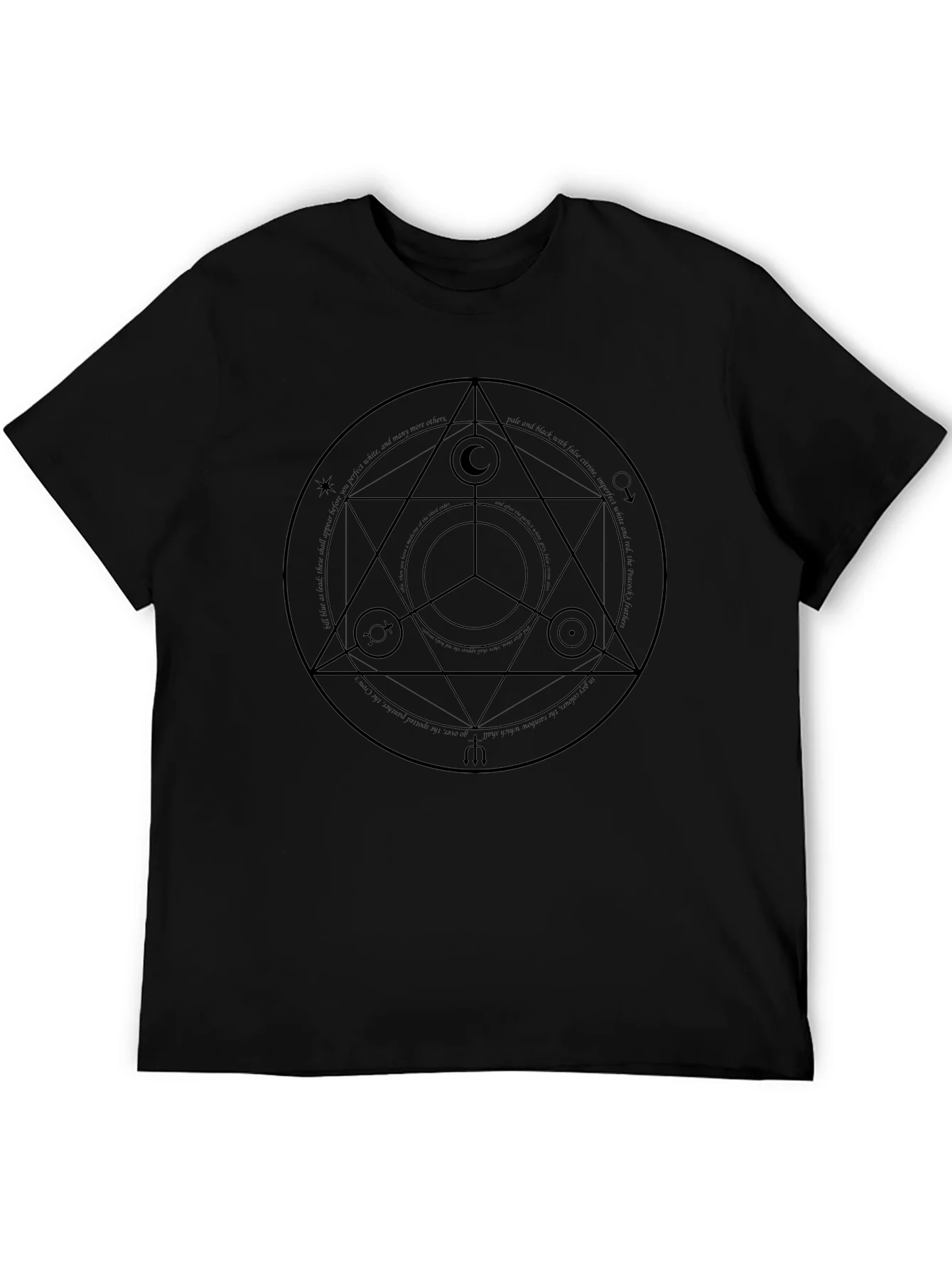 Symbolic Graphic Tee - Black Unisex Shirt
