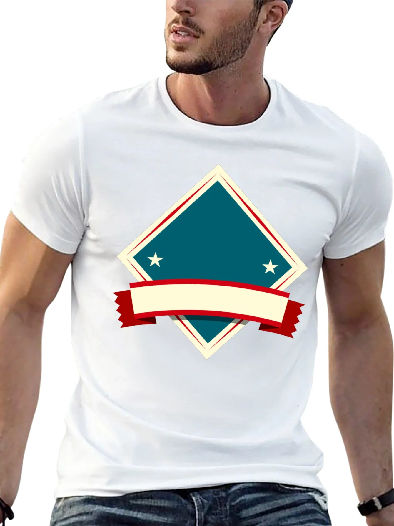 Emblem Graphic Tee - Classic Design