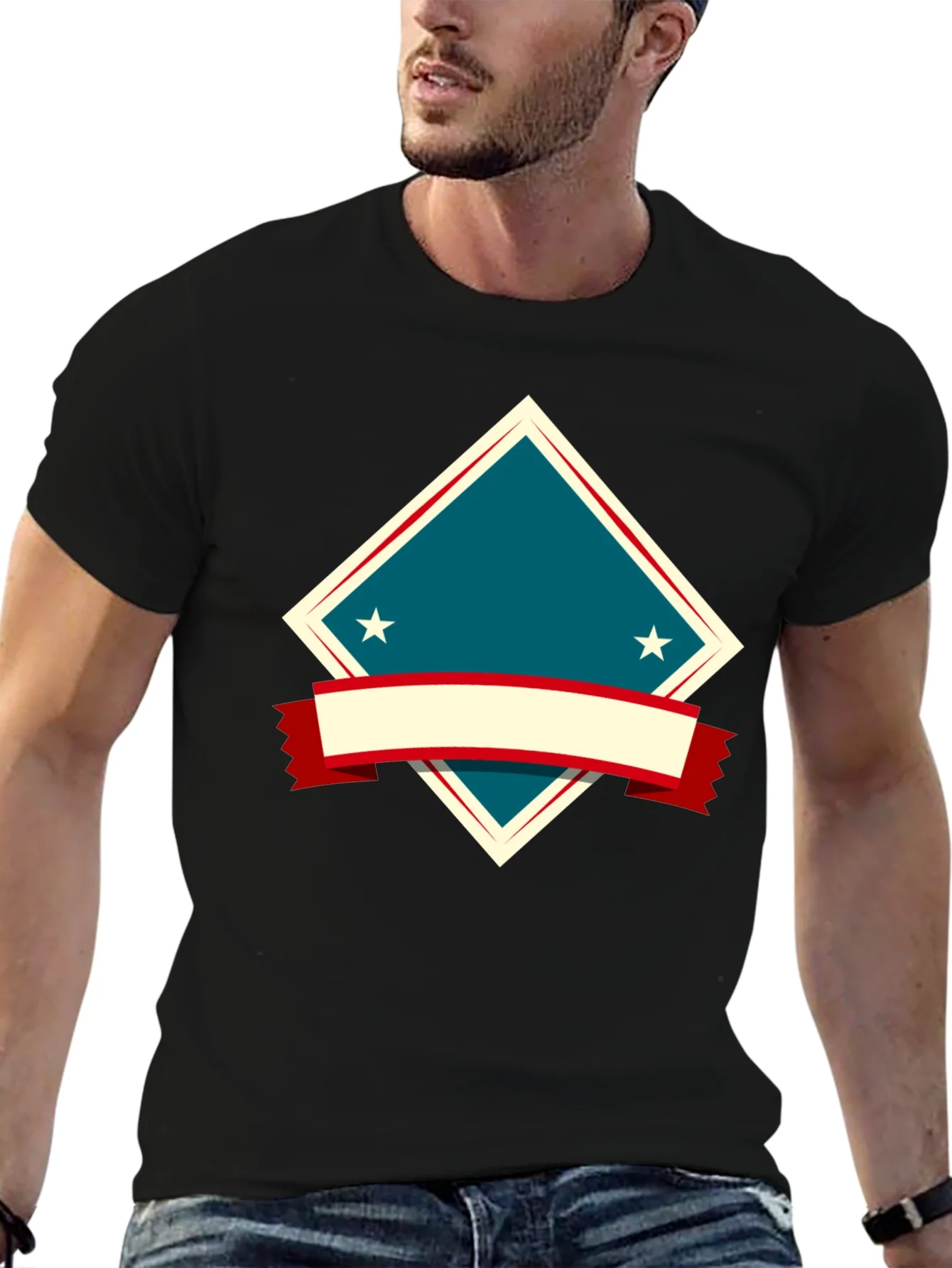 Emblem Graphic Tee - Classic Design
