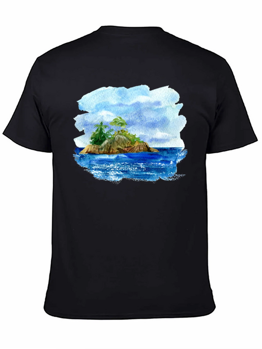 Island Graphic Print Tee