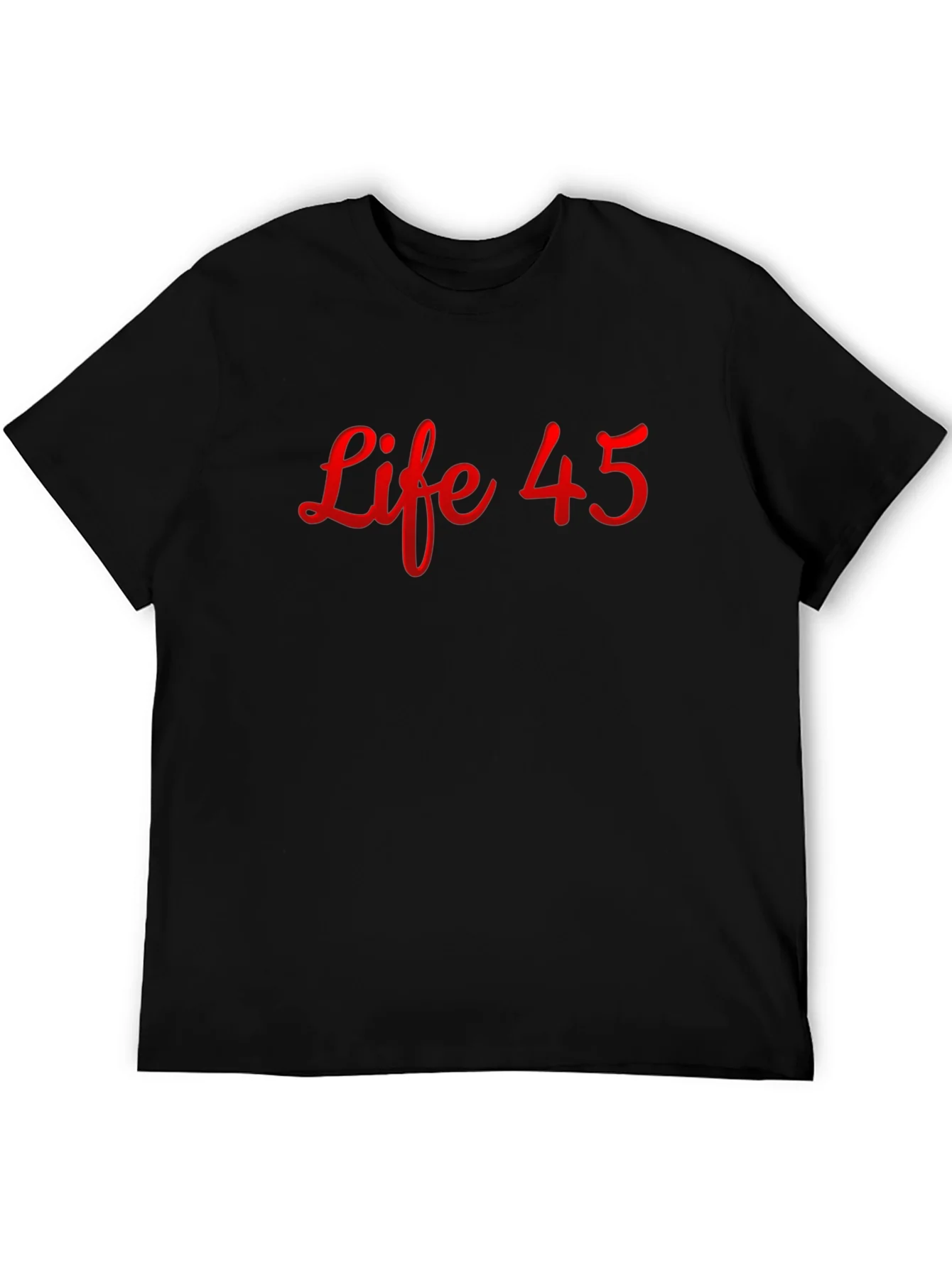 Life 45 Graphic T-Shirt - Black