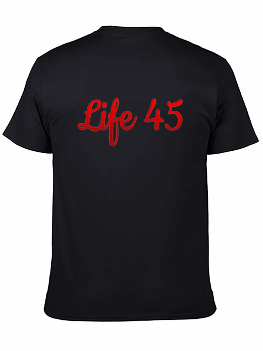 Life 45 Graphic T-Shirt - Black