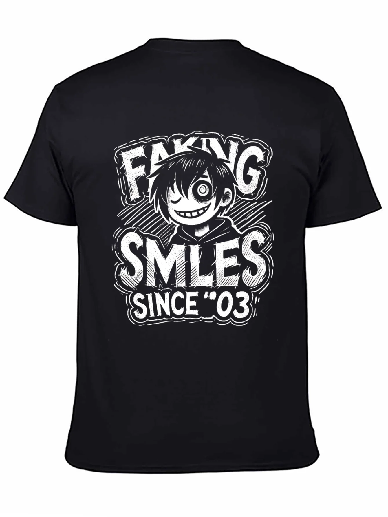 Faking Smiles Since 03 Graphic Tee
