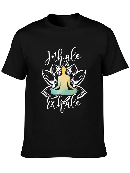 Inhale Exhale Yoga Graphic Tee