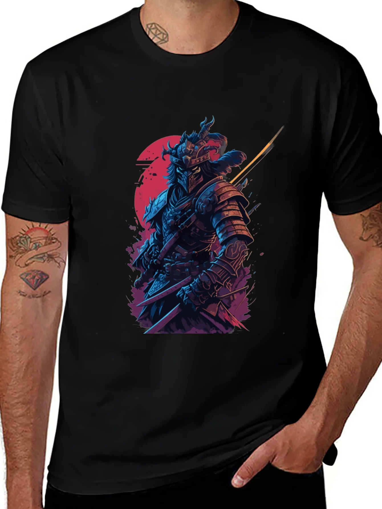 Samurai Warrior T-Shirt - Unique Graphic Tee