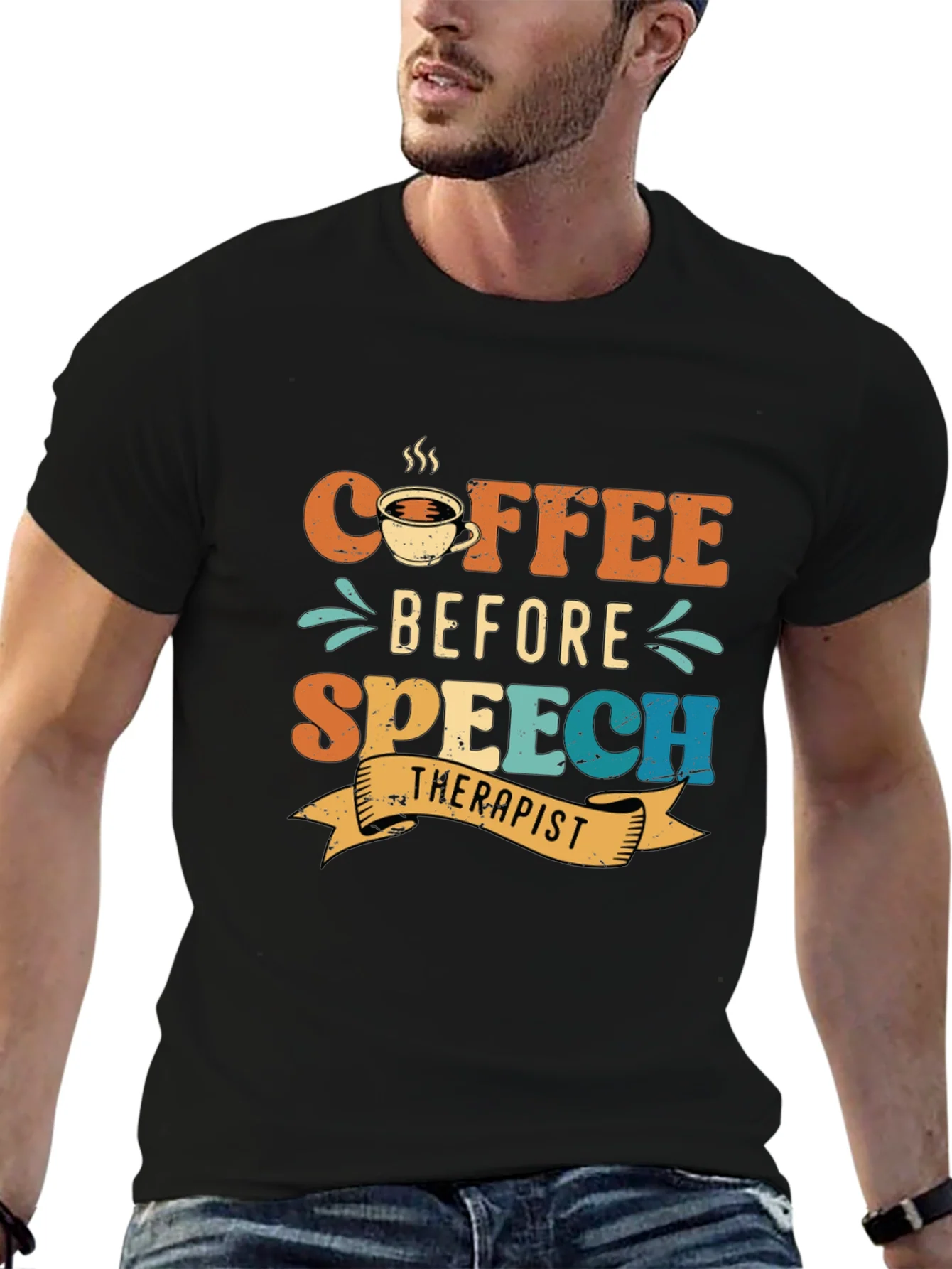 Coffee Before Speech Therapist T-Shirt