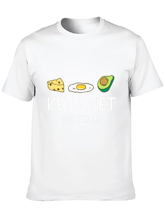 Keto Diet Saved Me Funny Graphic T-Shirt