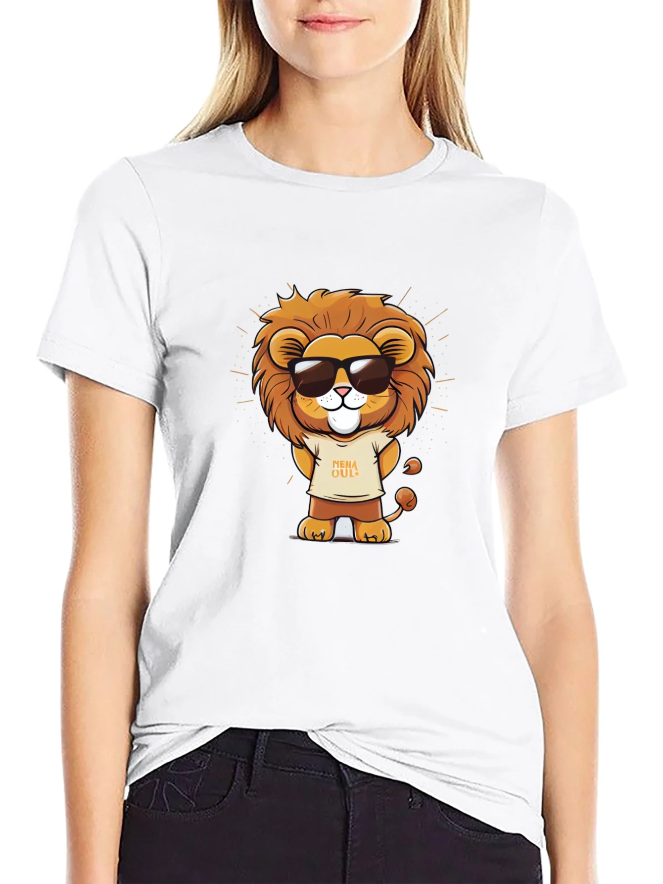 Cool Lion Graphic T-Shirt