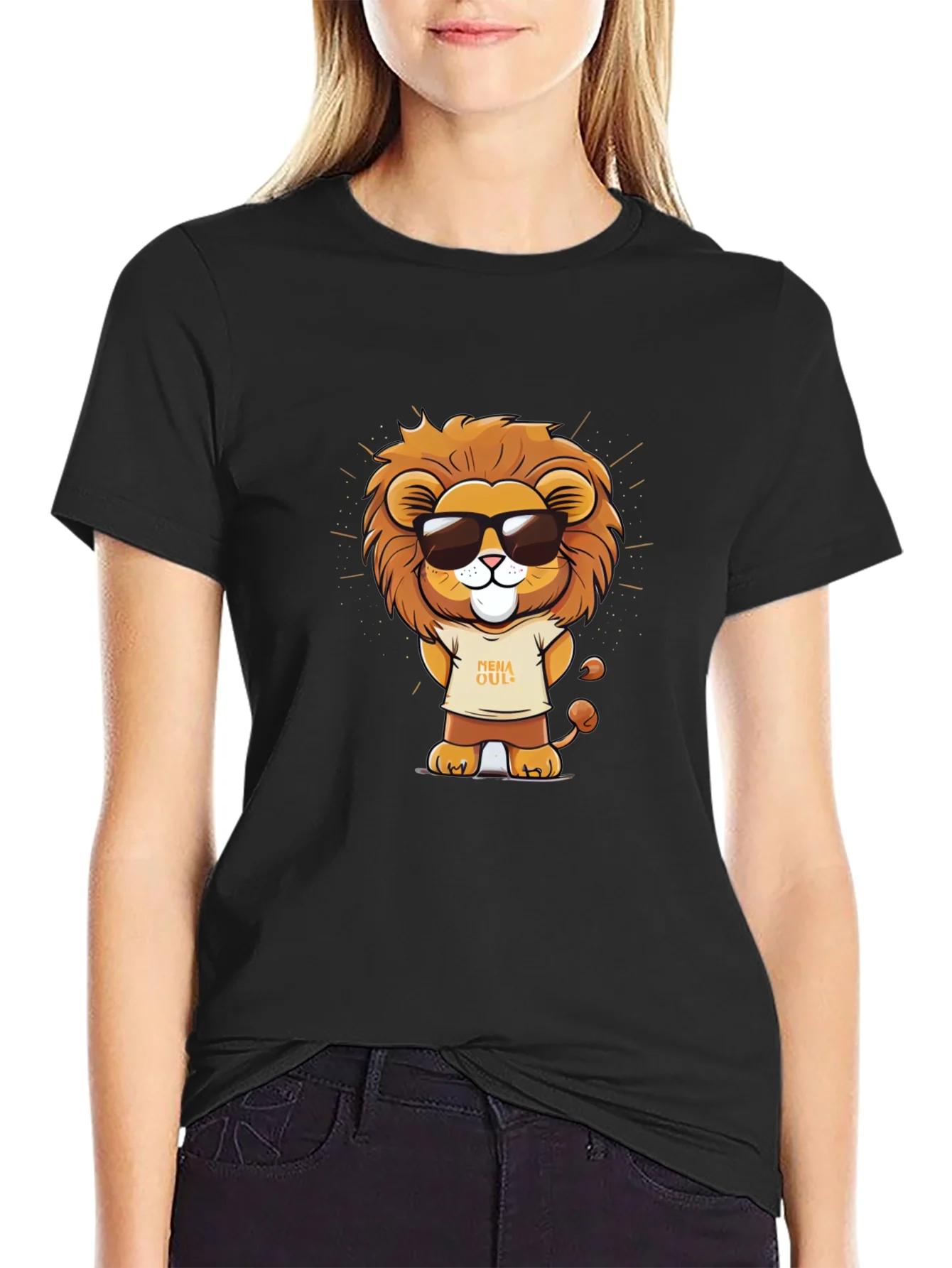Cool Lion Graphic T-Shirt