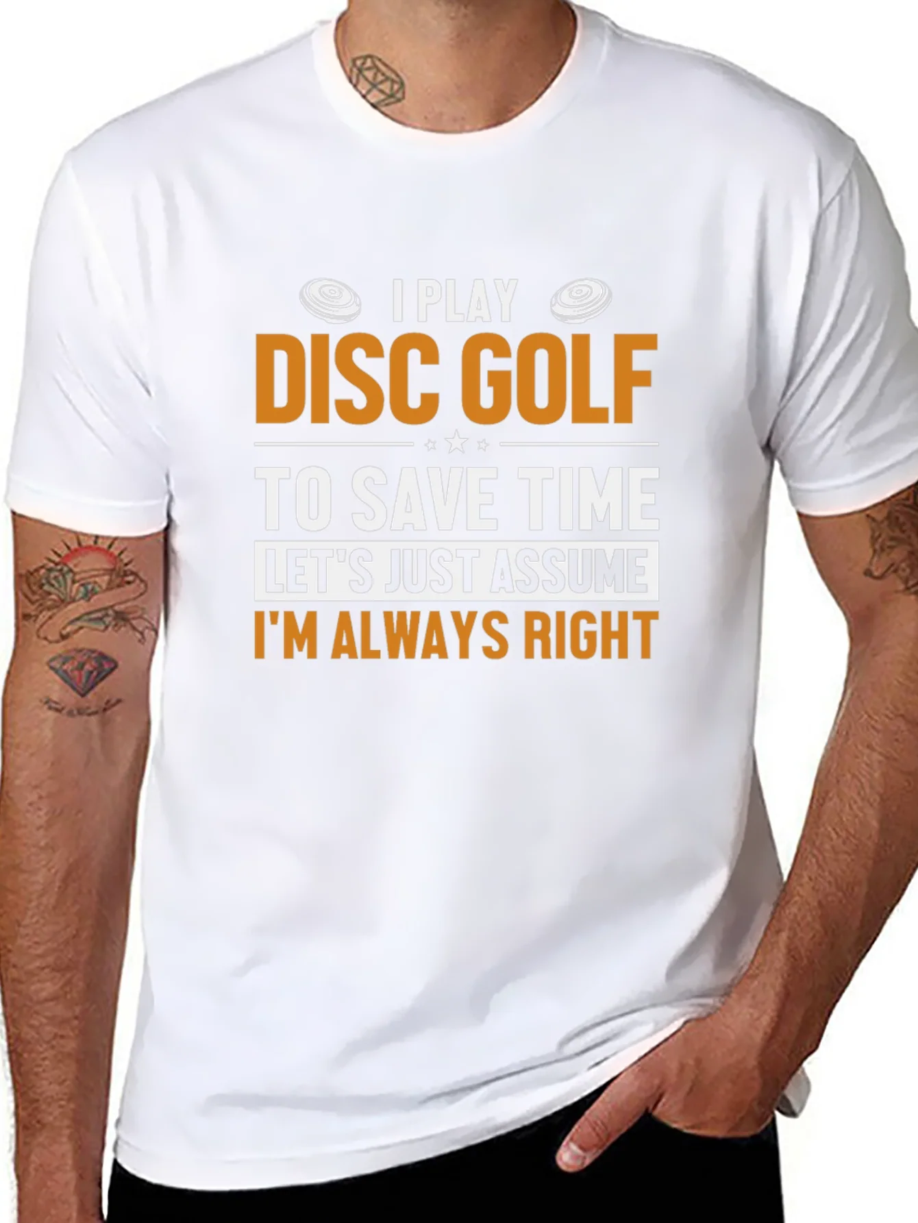 Disc Golf T-Shirt - Always Right Funny Tee