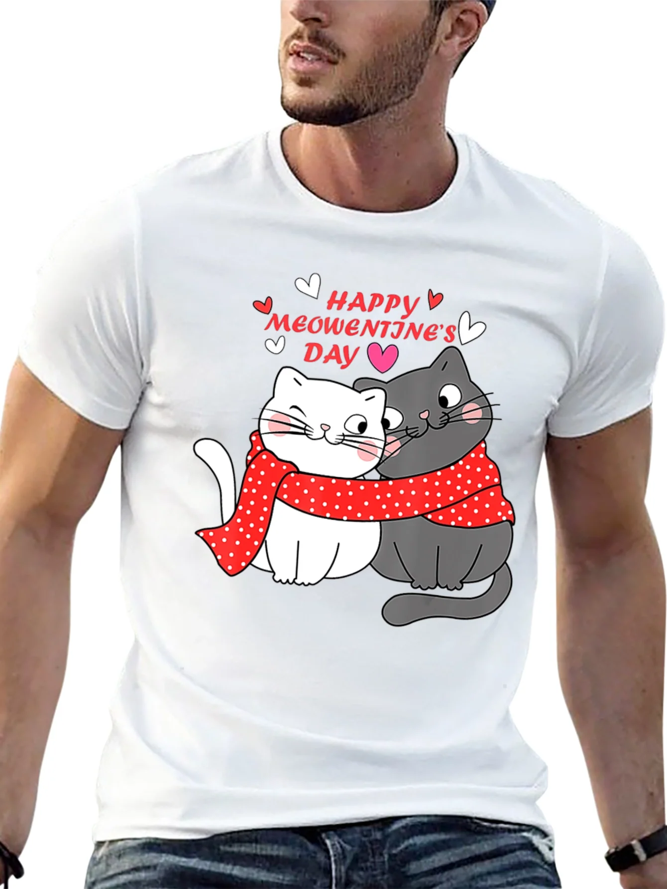 Happy Meowentines Day Graphic Tee