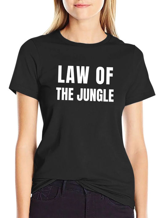 Law of the Jungle T-Shirt - Black Graphic Tee