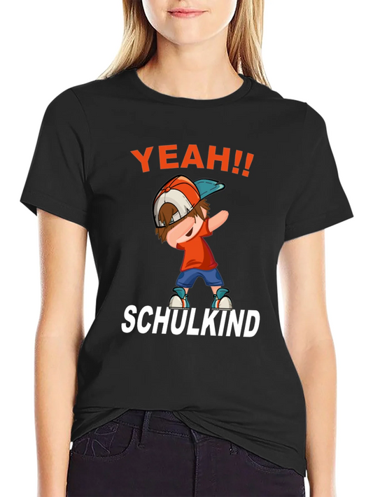 Yeah! Schulkinder T-Shirt - Fun School Tee