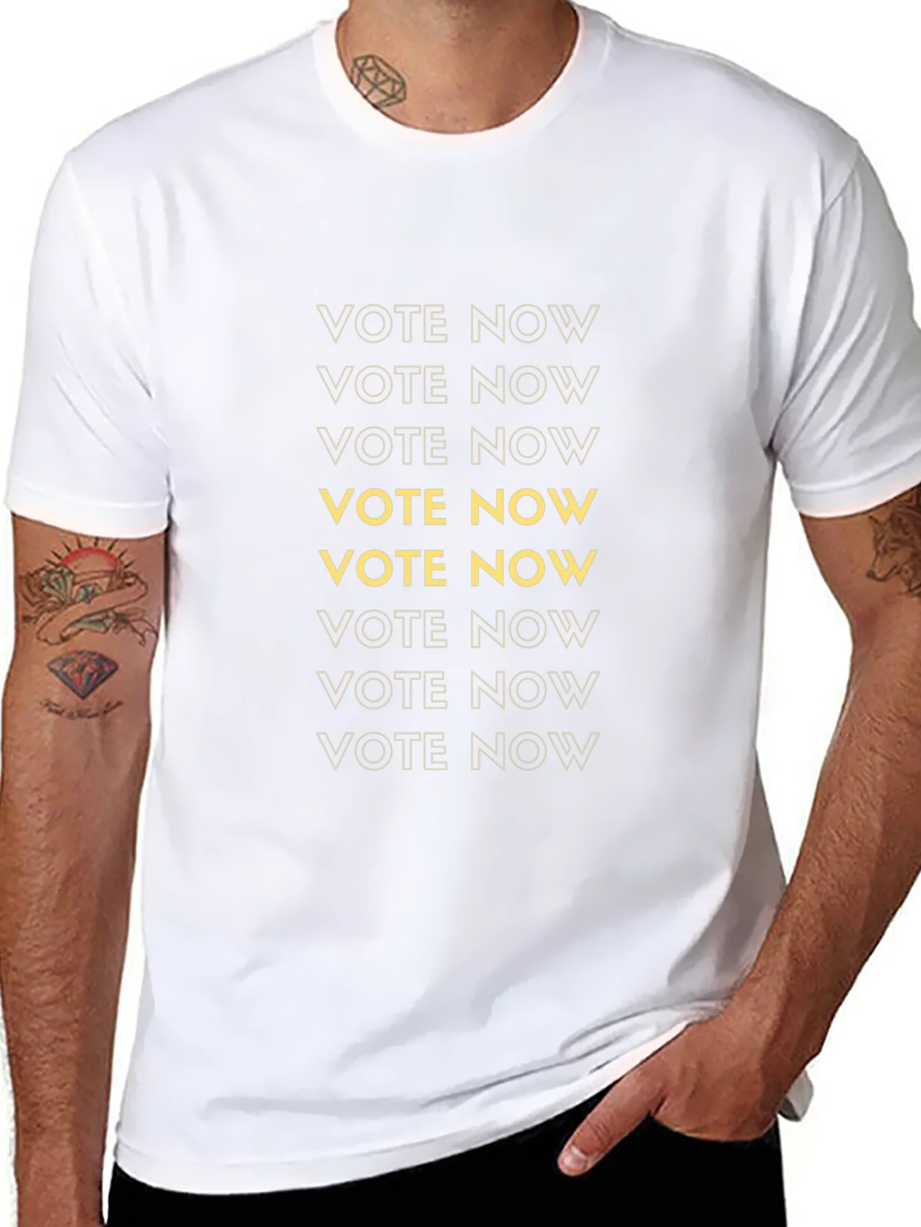 Vote Now T-Shirt - Bold Election Reminder Tee