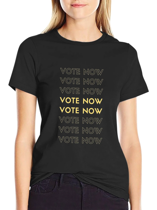 Vote Now T-Shirt - Bold Election Reminder Tee
