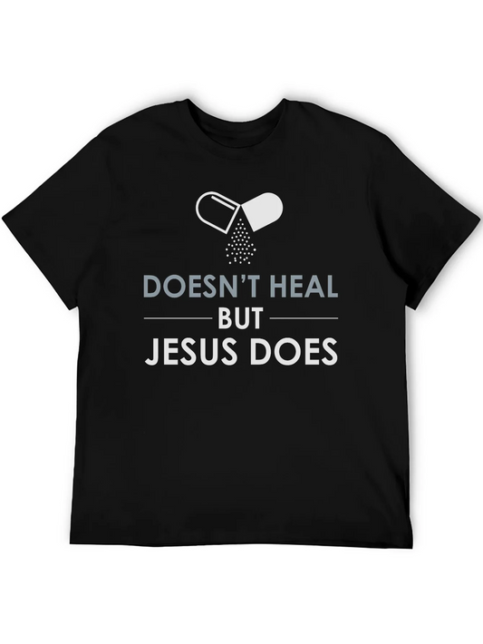 Jesus Heals Graphic Tee - Christian Faith T-Shirt